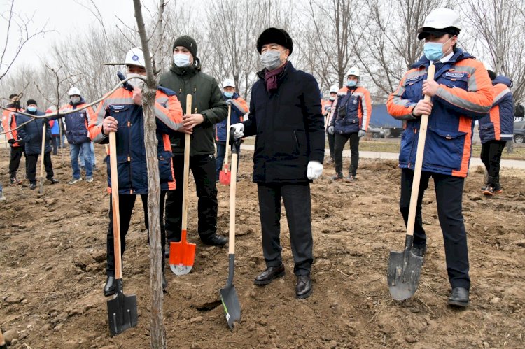 Тәуелсіздік күні қарсаңында Алматыда жаңа саябақтың құрылысы басталды