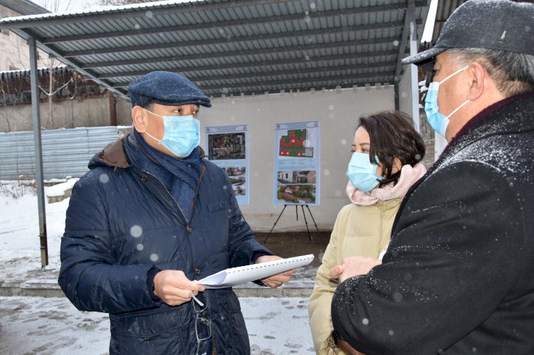 Алматы әкімі Е.Досаев Алмалы ауданының өзекті мәселелерімен және даму перспективаларымен танысты