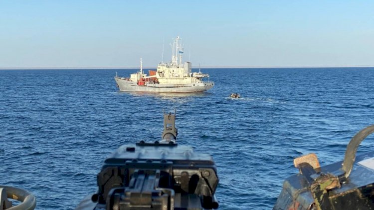 Әскери теңізшілер оқу-жаттығу барысында диверсиялық шабуылға тойтарыс берді