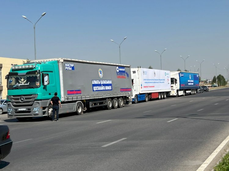 Алматыдан Қостанай облысына 120 тонна гуманитарлық көмек жіберілді