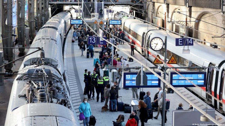 Германияның солтүстігінде диверсия салдарынан пойыздар тоқтап қалды