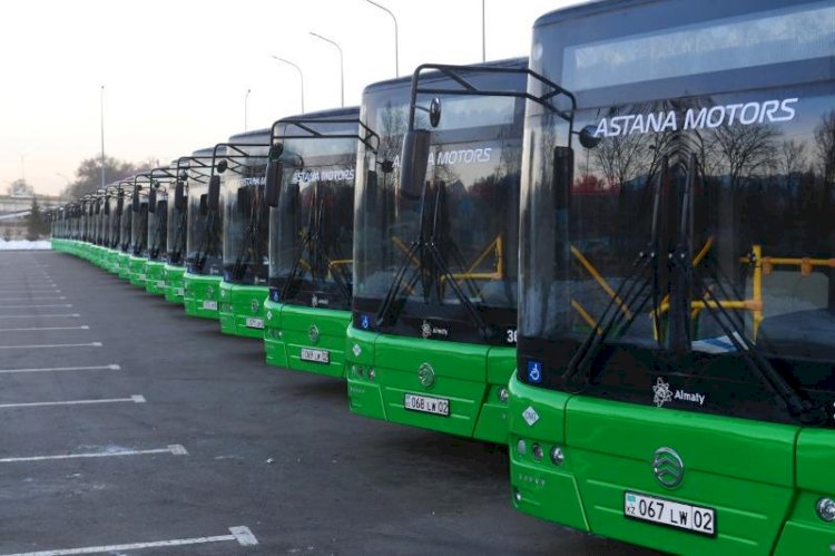 Түрксіб ауданының 5 жаңа бағытына жүру үшін 171 автобус сатып алынды