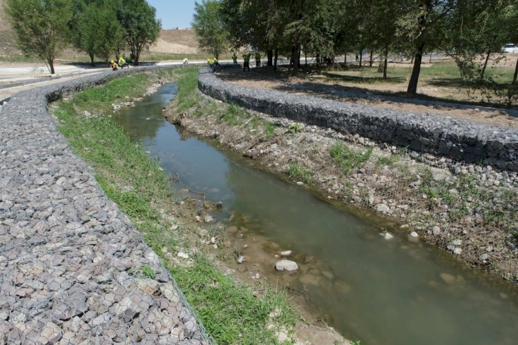 Боралдай өзенінің арнасы бойындағы жасыл аймақты абаттандыру 2024 жылдың наурыз айында аяқталады