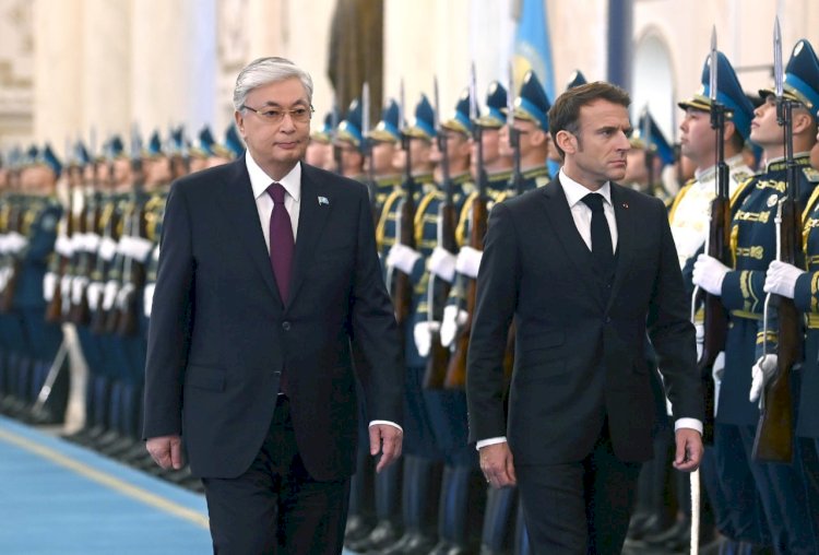 Тоқаев Франция президентімен келіссөз жүргізді