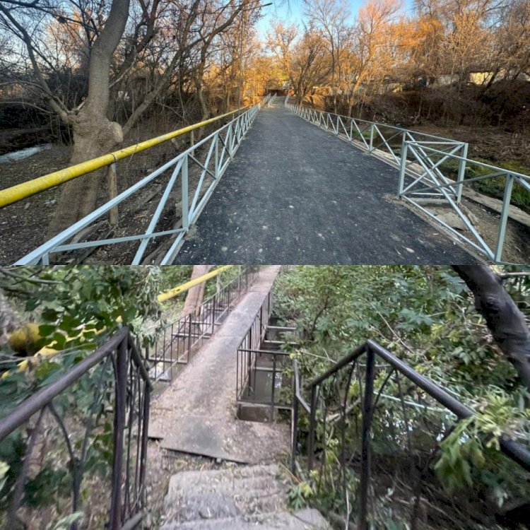 Алматыда үш жаңа жаяу жүргіншілер көпірі салынды