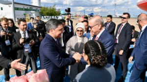 Режеп Тайип Ердоған ШЫҰ саммитіне қатысу үшін Астанаға келді