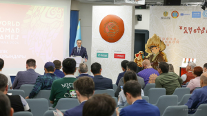 ШЫҰ-ға келген делегаттар Көшпенділер ойындарымен танысты