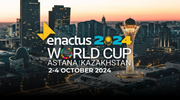 Қазақстанда алғаш рет ENACTUS Студенттік кәсіпкерліктің әлемдік кубогы өтеді