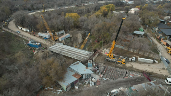 Жетісу ауданындағы жаңа көпірде қозғалыс қолайлы ауа райы жағдайында 22 қарашада ашылады