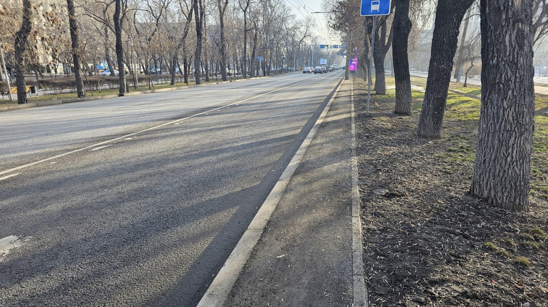 Бостандық ауданында 11 магистральді көшеде техникалық тротуарлар салынады