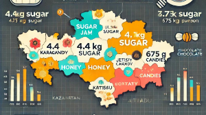 Қазақстандықтар қант пен тәтті өнімдерді тұтынудан қайтпай тұр