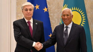 Мемлекет басшысы Еуропалық Кеңес Президенті Антониу Коштамен кездесті