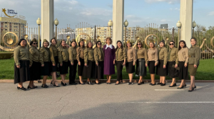 Бостандық ауданында білім саласы жетекшілері патриоттық ән шырқады