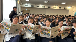 Алматыдағы мектептің тынысы «Ұрпақ үні» газетінде