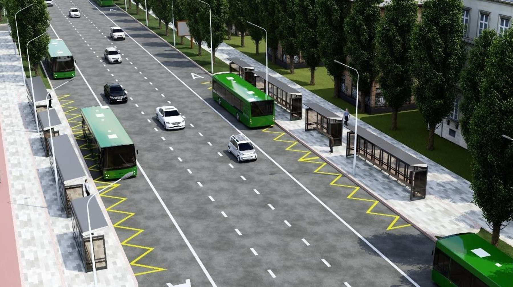 الماتى كولىك قاڭقاسىن قالىپتاستىرۋ: قالادا ەكى BRT جەلىسىنىڭ قۇرىلىسى ءجۇرىپ جاتىر