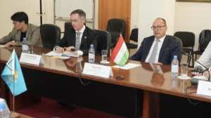 Әділет вице-министрі Ботагөз Жақселекова мен Венгрия Мемлекеті Парламентінің депутаты, Еуропа Кеңесі Парламенттік Ассамблеясының (ЕКПА) баяндамашысы Жолт Немет мырзаның кездесуі өтті