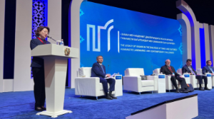 Түркі мәдениеті және мұрасы қорының президенті Ақтоты Райымқұлова Ясауи мұрасына арналған халықаралық симпозиумға қатысты