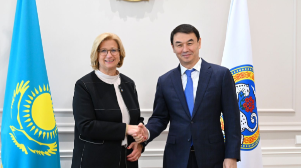 Almaty ákimi Germanıa Býndesratynyń prezıdentimen kezdesti