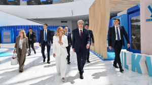 Тоқаев пен Джорджа Мелони Астана халықаралық форумының арнайы сессиясына қатысты