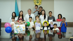 Бауыр трансплантациясынан өткен балалар А. Н. Сызғанов атындағы ҰҒХО-да тегін тексеруден өтті