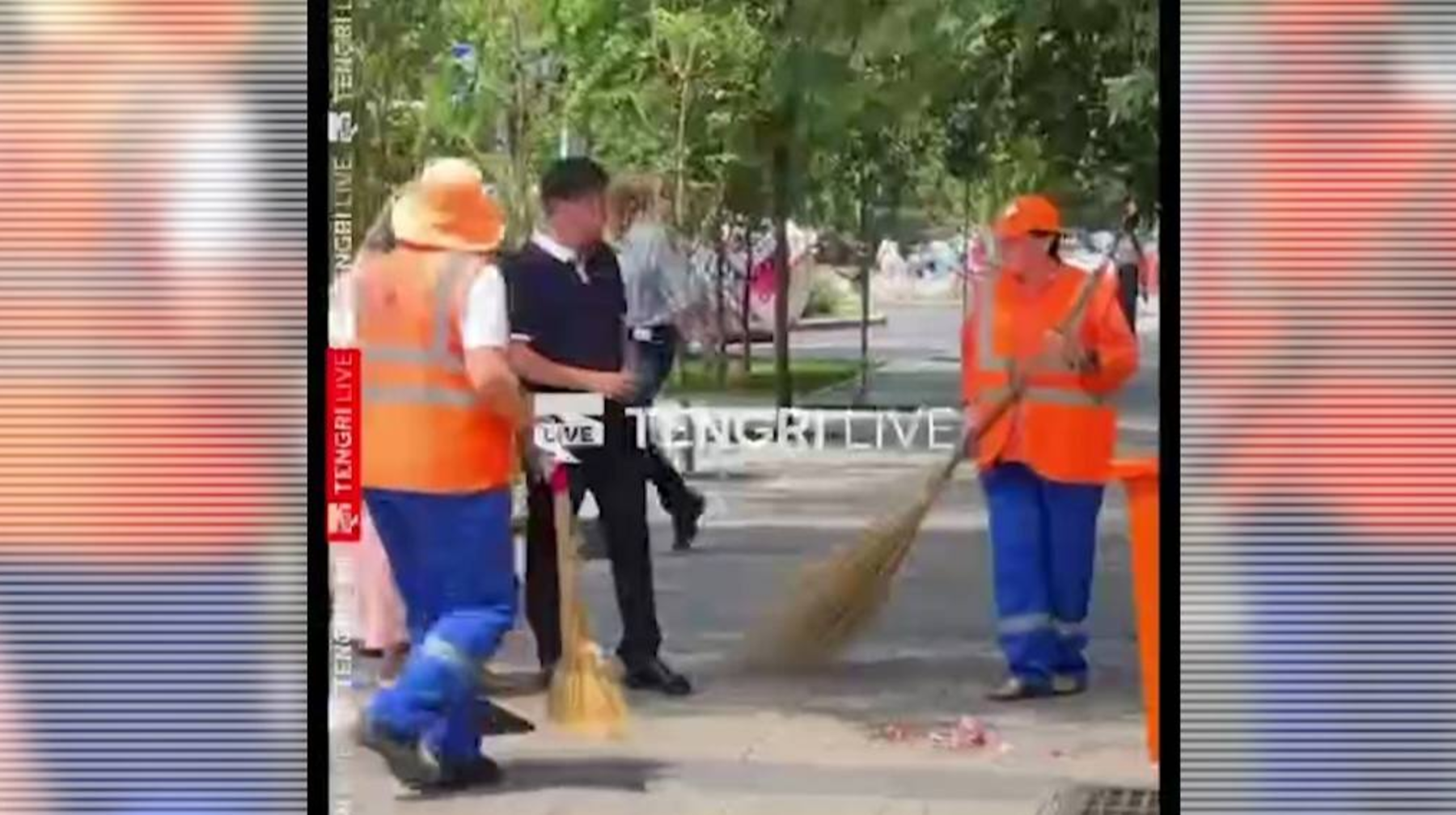 Almatyda tazalyqshyǵa "prank" jasaǵan jigit qamaldy