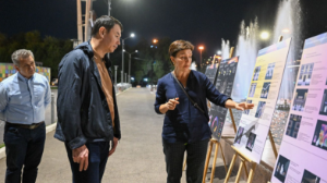 Дархан Сатыбалды Алматы орталығындағы сыртқы жарықтандыру нысандарын аралады