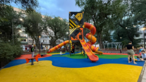 Алмалы ауданында скверлерді, көшелерді және тротуарларды абаттандыру жұмыстары жүйелі түрде жалғасып жатыр