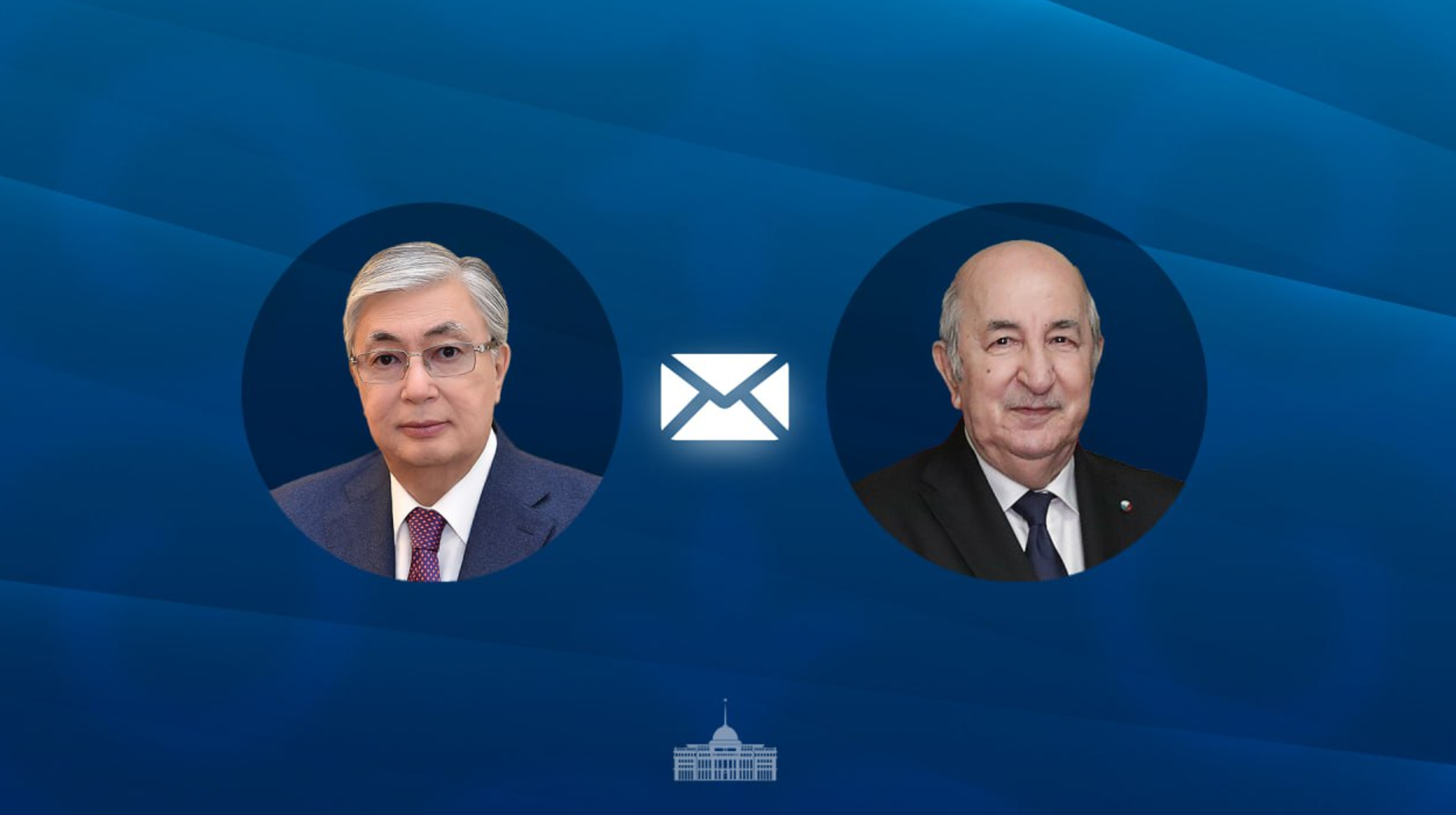 توقايەۆ الجير پرەزيدەنتىن قۇتتىقتادى