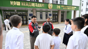 Алматыда балаларға «Келешек мектептері» жобасы бойынша жаңа мектептер қандай болатынын көрсетті