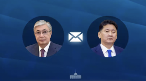 Тоқаев Моңғолия президентін құттықтады