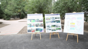 Медеу ауданы аулаларды абаттандыруды жалғастырып жатыр