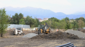 Алматының Бостандық ауданында жаңа саябақ бой көтереді