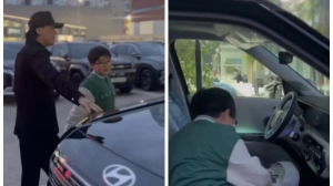 "Жеке жүргізушісі бар". Қайрат Нұртас кіші ұлына 40 миллион теңгелік су жаңа көлік сыйлады