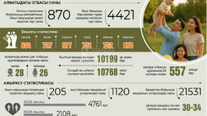 Алматыдағы отбасылар саны