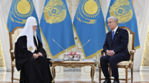 Мемлекет басшысы бүкіл Ресей патриархымен кездесті 