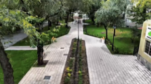 Қала күніне орай ауданда жаңа жүргіншілер аймағы ашылды