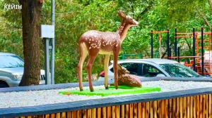 Алматының Медеу ауданында заманауи аллея салынды