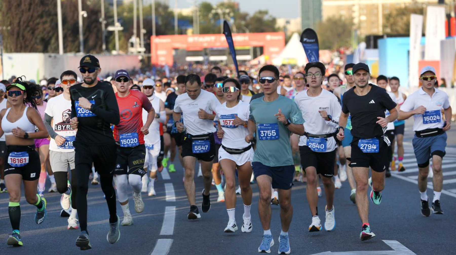 Almaty Marathon sheteldik qatysýshylar sany jóninen rekord jańartty