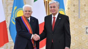 Тоқаев Италия Президентін «Достық» орденімен марапаттады