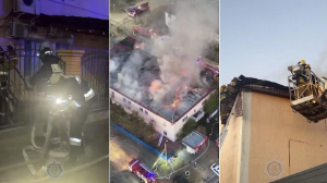 Атырауда мейрамхана өртенді