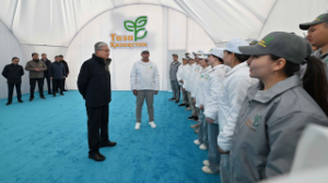 Мемлекет басшысы Jasyl El ұйымының белсенділеріне алғыс айтты 