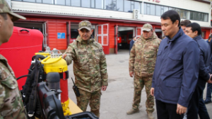 Алматы әкімі ТЖД-ның мамандандырылған жасағының жұмысымен танысты