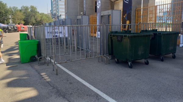 Almatyda «Qaırat» – «Pafos» machy aldyndaǵy tazalyq jumystary kúsheıtildi