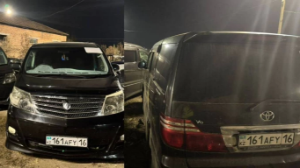 Бірдей мемлекеттік нөмірмен жүрген екі көлік анықталды