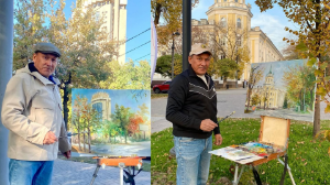 Еуропаны бағындырған суретші: Алматы көшелерін қағазға түсіріп жүрген дарын иесі кім?