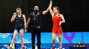 Қазақстандық балуан Шұғыла Өмірбек жастар арасында әлем чемпионы атанды