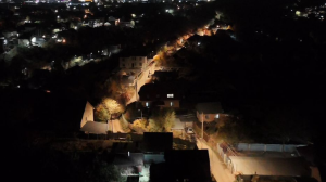 Наурызбай ауданының 51 көшесінде жарықтандыру жүйесі жаңғыртылып жатыр