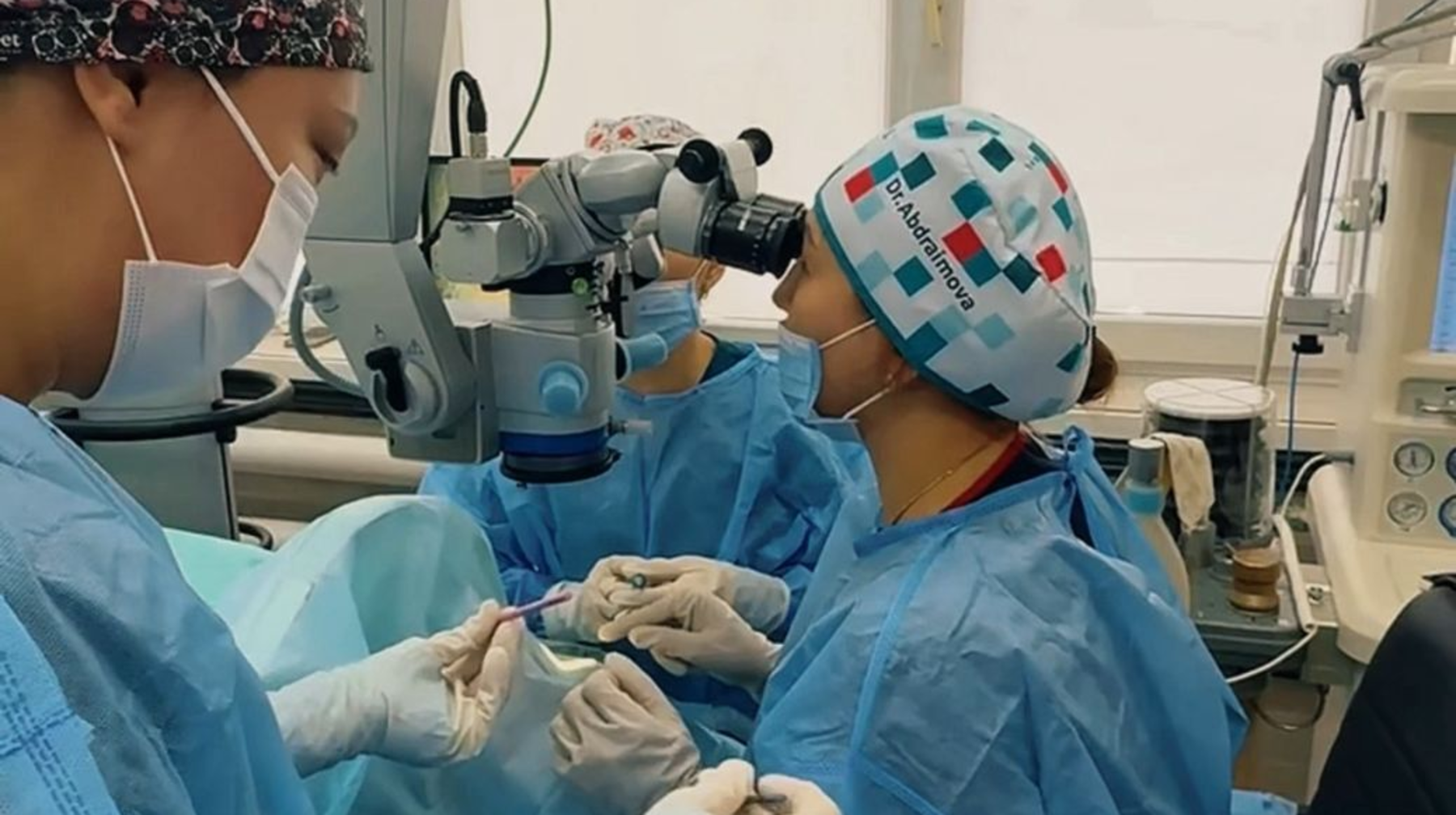 Алматы қаласы Орталық қалалық клиникалық аурухана офтольмологтары екі науқасқа қасаң қабақ ауыстыру арқылы көру қабілетін қайтарды