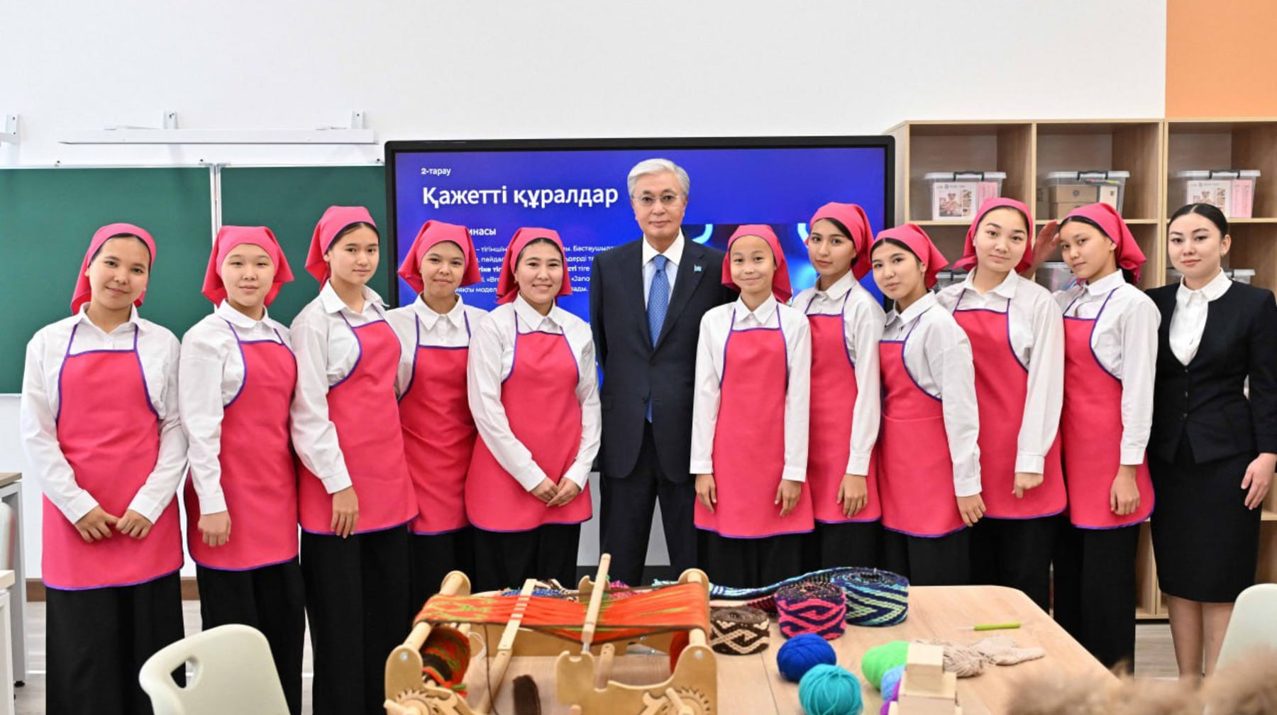 Тоқаев қызылордалық оқушылармен кездесті 