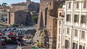 Римде 29 метрлік мұнара құлады